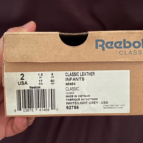 Infant Classic Reebok’s - Picture 11 of 11